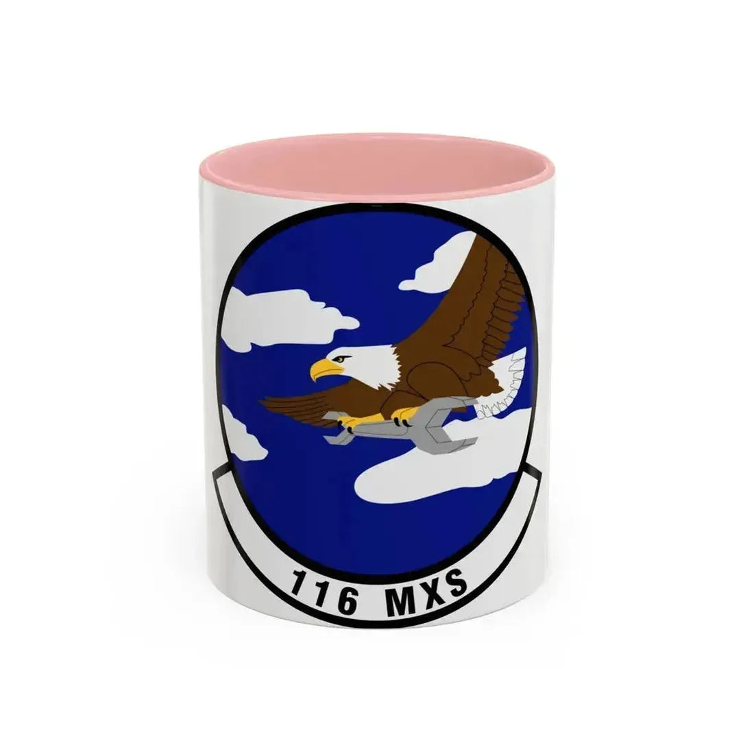 116th Maintenance Squadron (U.S. Air Force) Accent Coffee Mug 11oz Pink - Go Mug Yourself