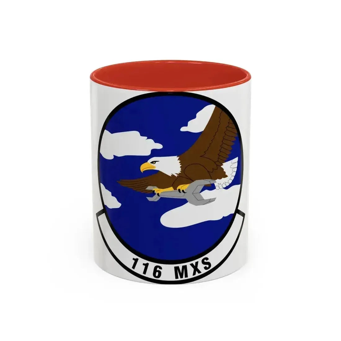 116th Maintenance Squadron (U.S. Air Force) Accent Coffee Mug 11oz Red - Go Mug Yourself