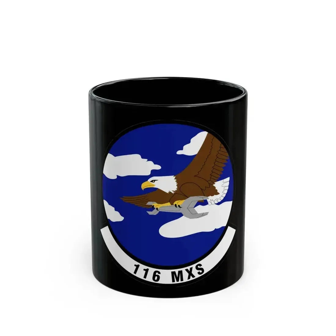 116th Maintenance Squadron (U.S. Air Force) Black Coffee Mug 11oz - Go Mug Yourself