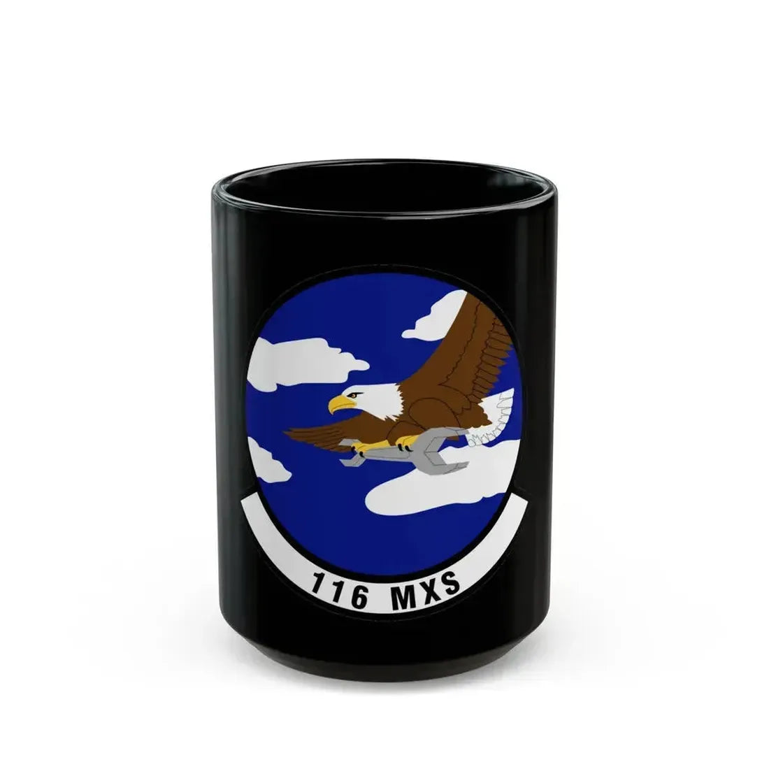 116th Maintenance Squadron (U.S. Air Force) Black Coffee Mug 15oz - Go Mug Yourself