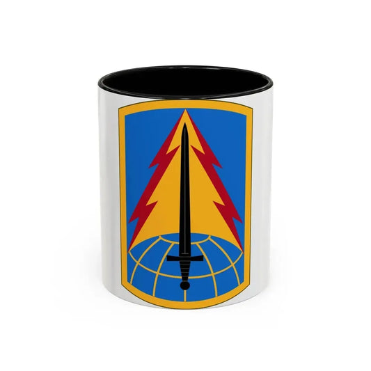 116th Military Intelligence Brigade (U.S. Army) Accent Coffee Mug 11oz Black - Go Mug Yourself