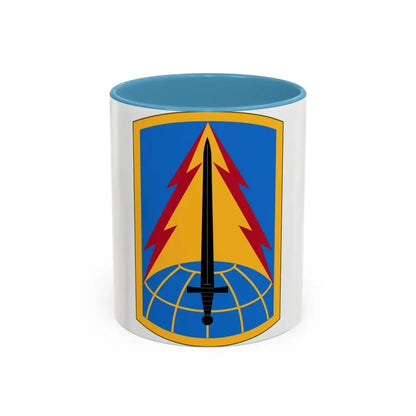 116th Military Intelligence Brigade (U.S. Army) Accent Coffee Mug 11oz Light Blue - Go Mug Yourself