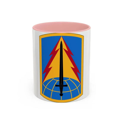 116th Military Intelligence Brigade (U.S. Army) Accent Coffee Mug 11oz Pink - Go Mug Yourself