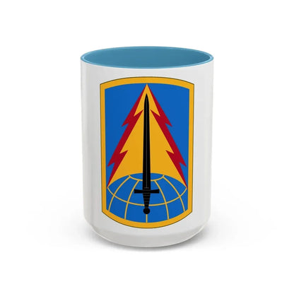 116th Military Intelligence Brigade (U.S. Army) Accent Coffee Mug 15oz Light Blue - Go Mug Yourself