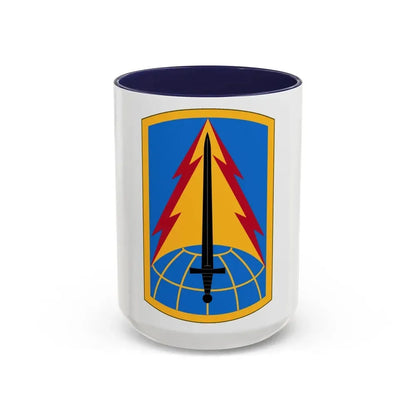 116th Military Intelligence Brigade (U.S. Army) Accent Coffee Mug 15oz Navy - Go Mug Yourself