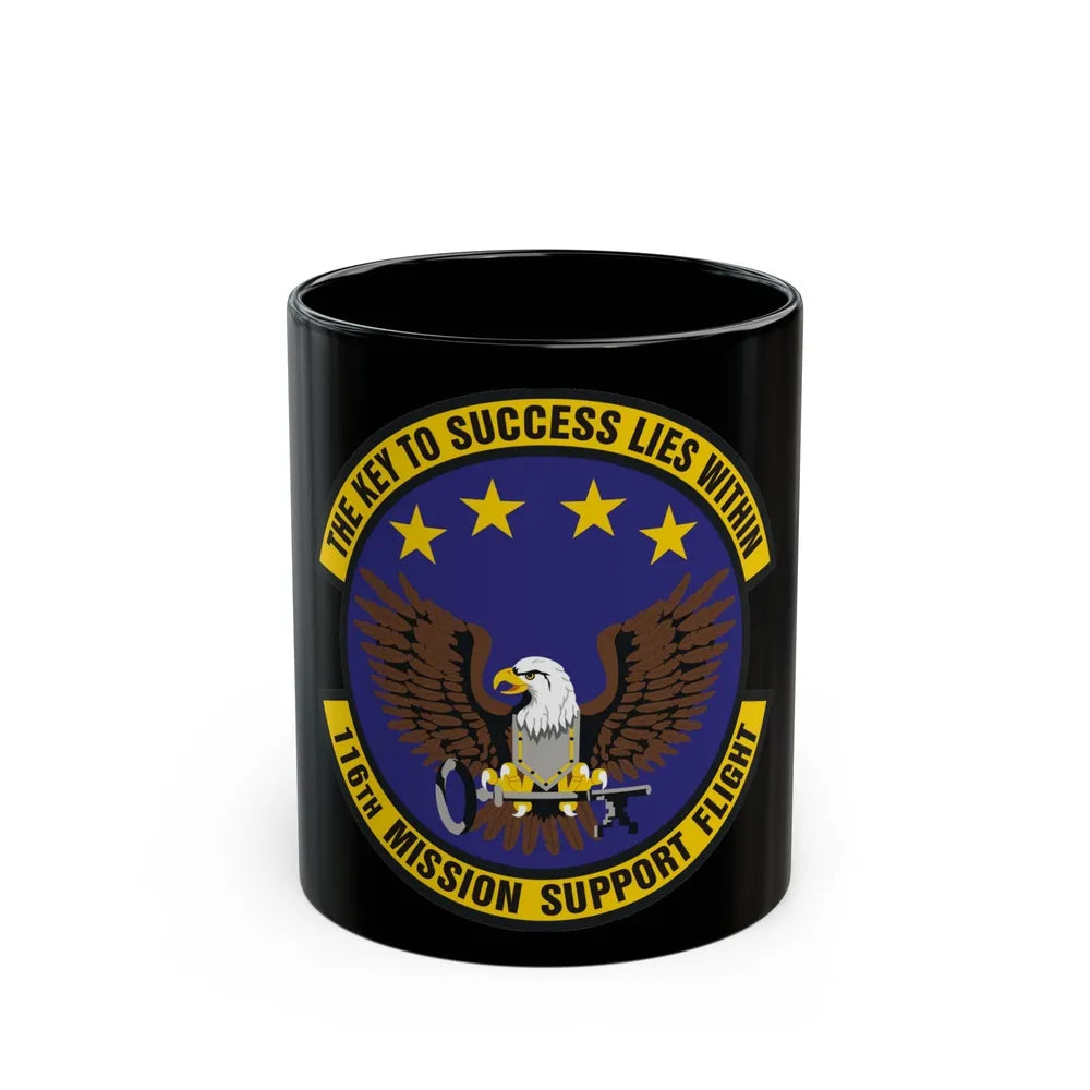 116th Mission Support Flight (U.S. Air Force) Black Coffee Mug-11oz-Go Mug Yourself