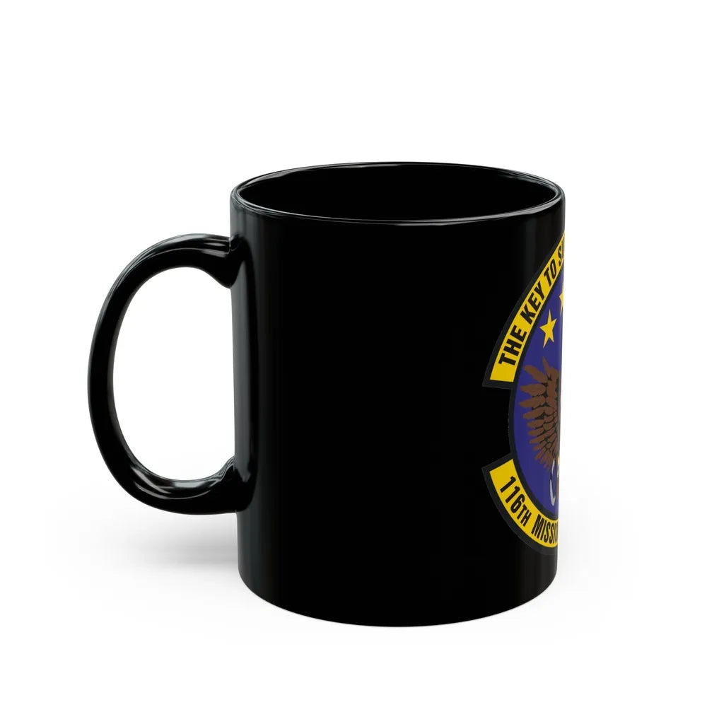 116th Mission Support Flight (U.S. Air Force) Black Coffee Mug-Go Mug Yourself