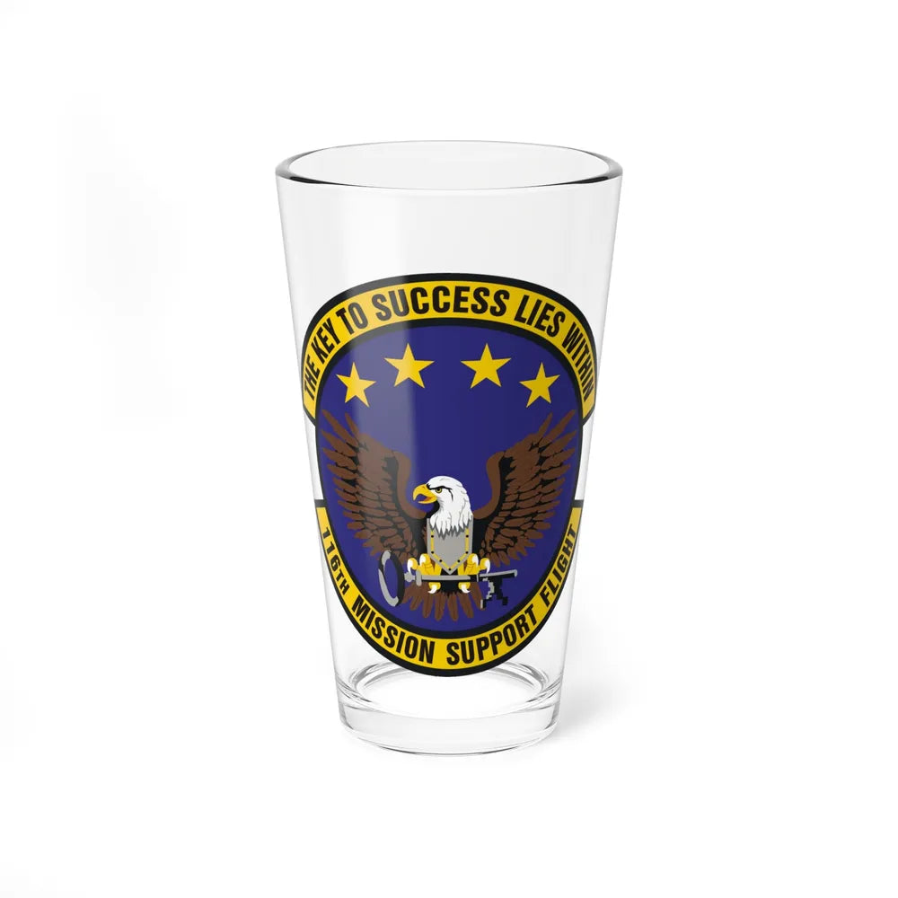 116th Mission Support Flight (U.S. Air Force) Pint Glass 16oz-16oz-Go Mug Yourself