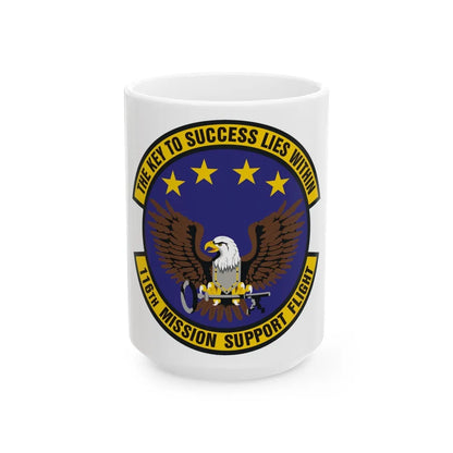 116th Mission Support Flight (U.S. Air Force) White Coffee Mug-15oz-Go Mug Yourself