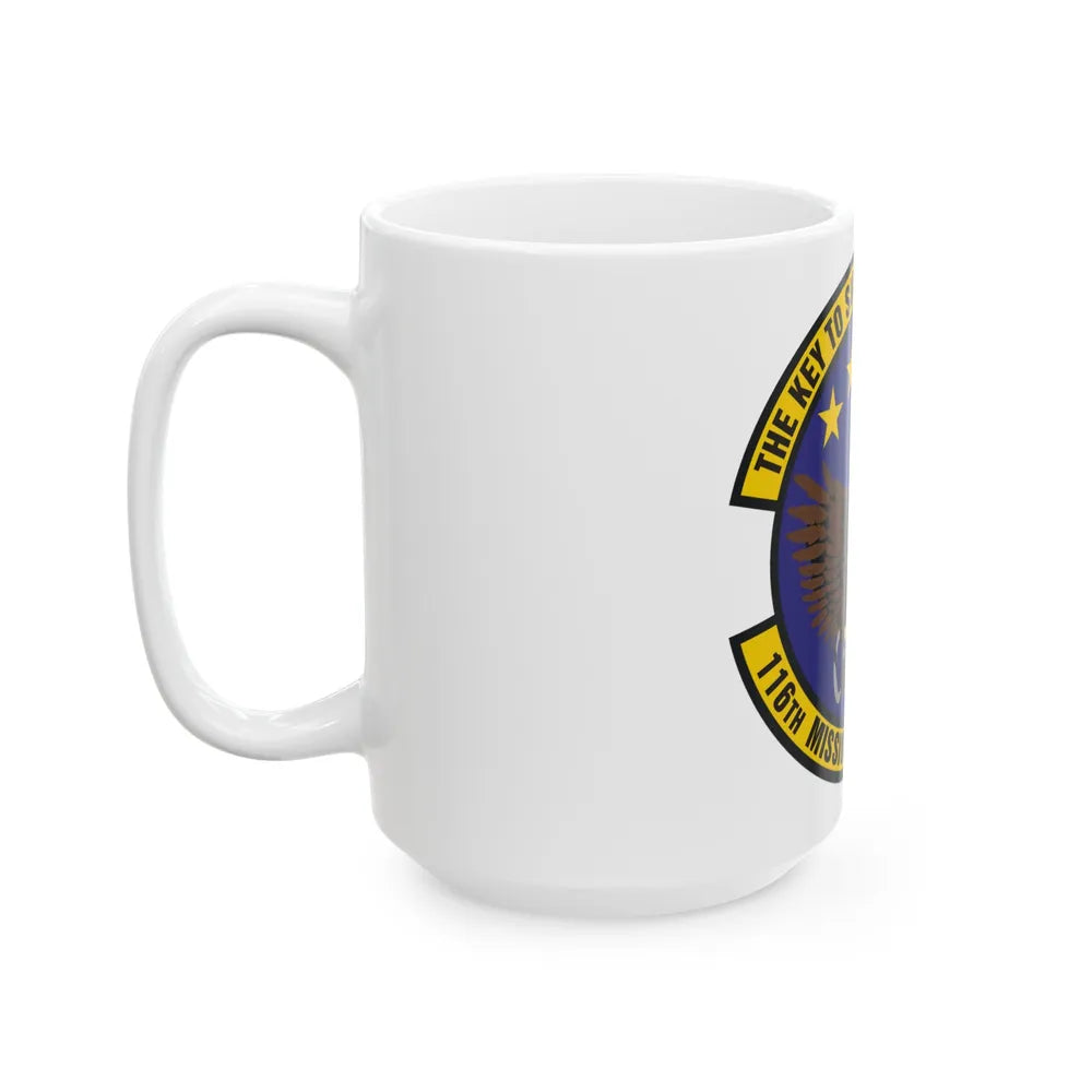 116th Mission Support Flight (U.S. Air Force) White Coffee Mug-Go Mug Yourself