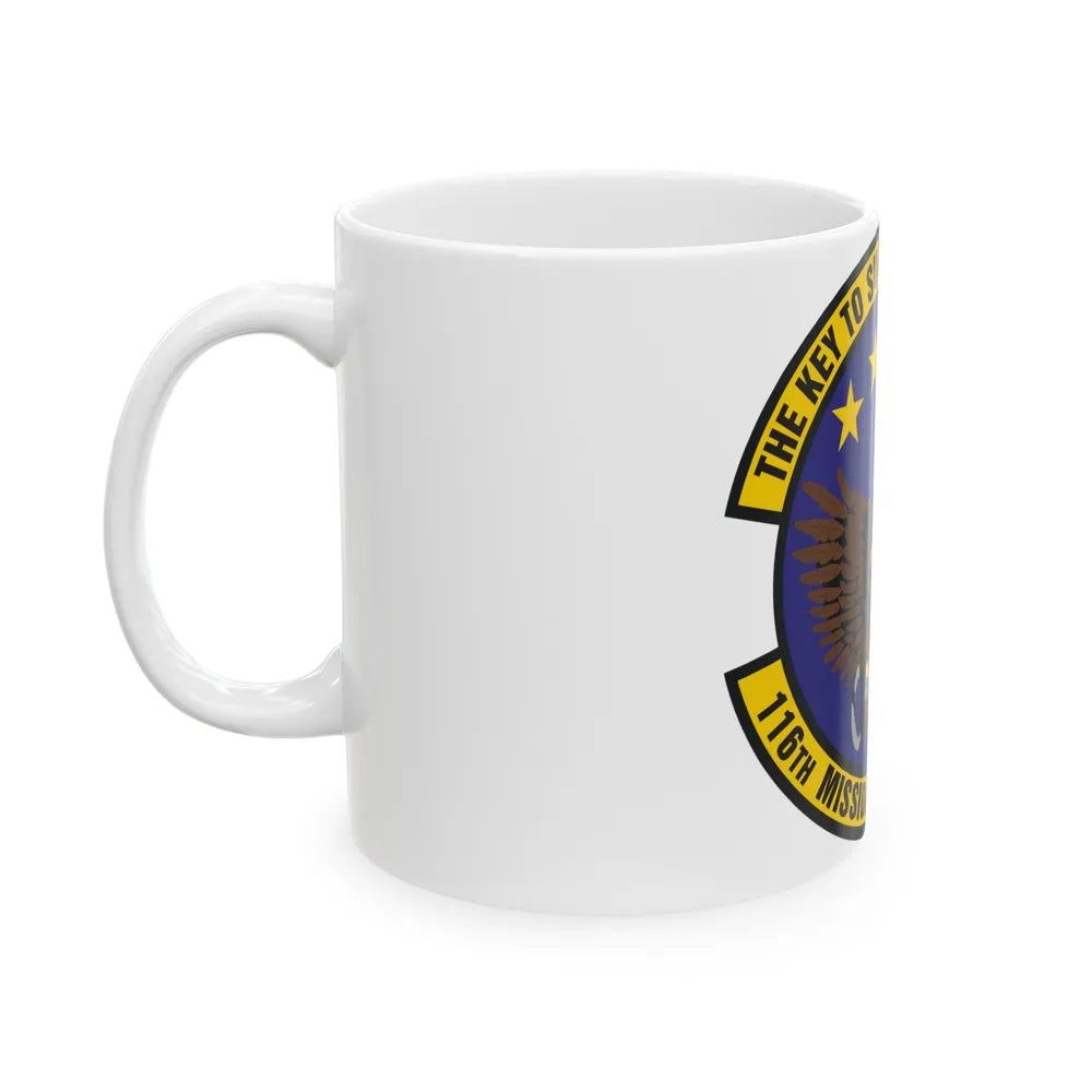 116th Mission Support Flight (U.S. Air Force) White Coffee Mug-Go Mug Yourself