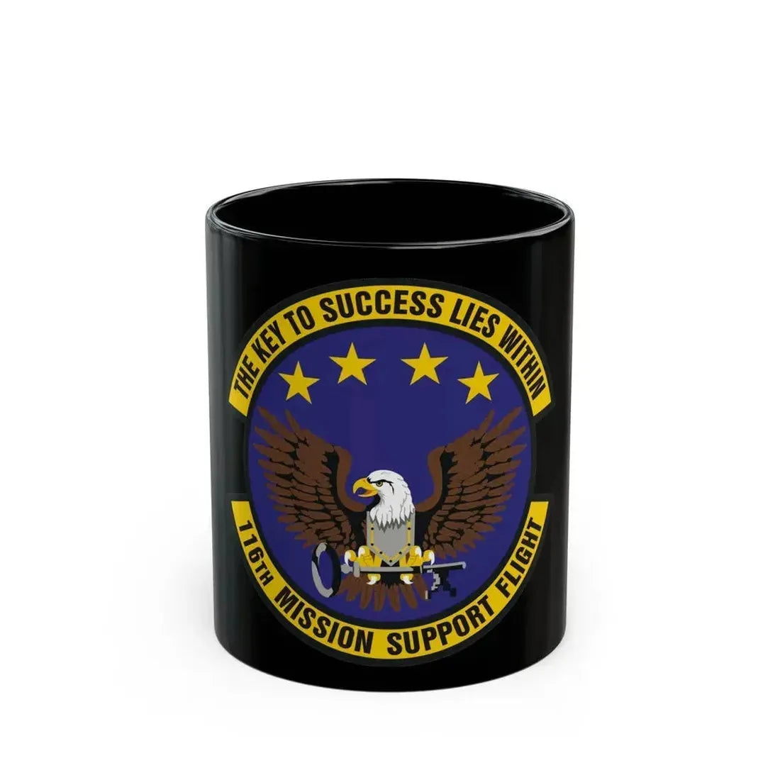 116th Mission Support Flight (U.S. Air Force) Black Coffee Mug 11oz - Go Mug Yourself