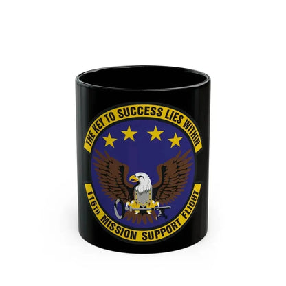 116th Mission Support Flight (U.S. Air Force) Black Coffee Mug 11oz - Go Mug Yourself