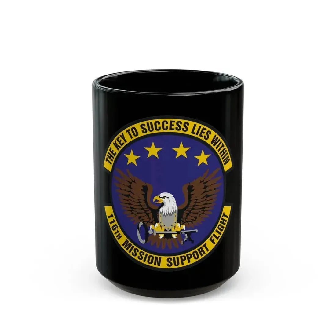 116th Mission Support Flight (U.S. Air Force) Black Coffee Mug 15oz - Go Mug Yourself