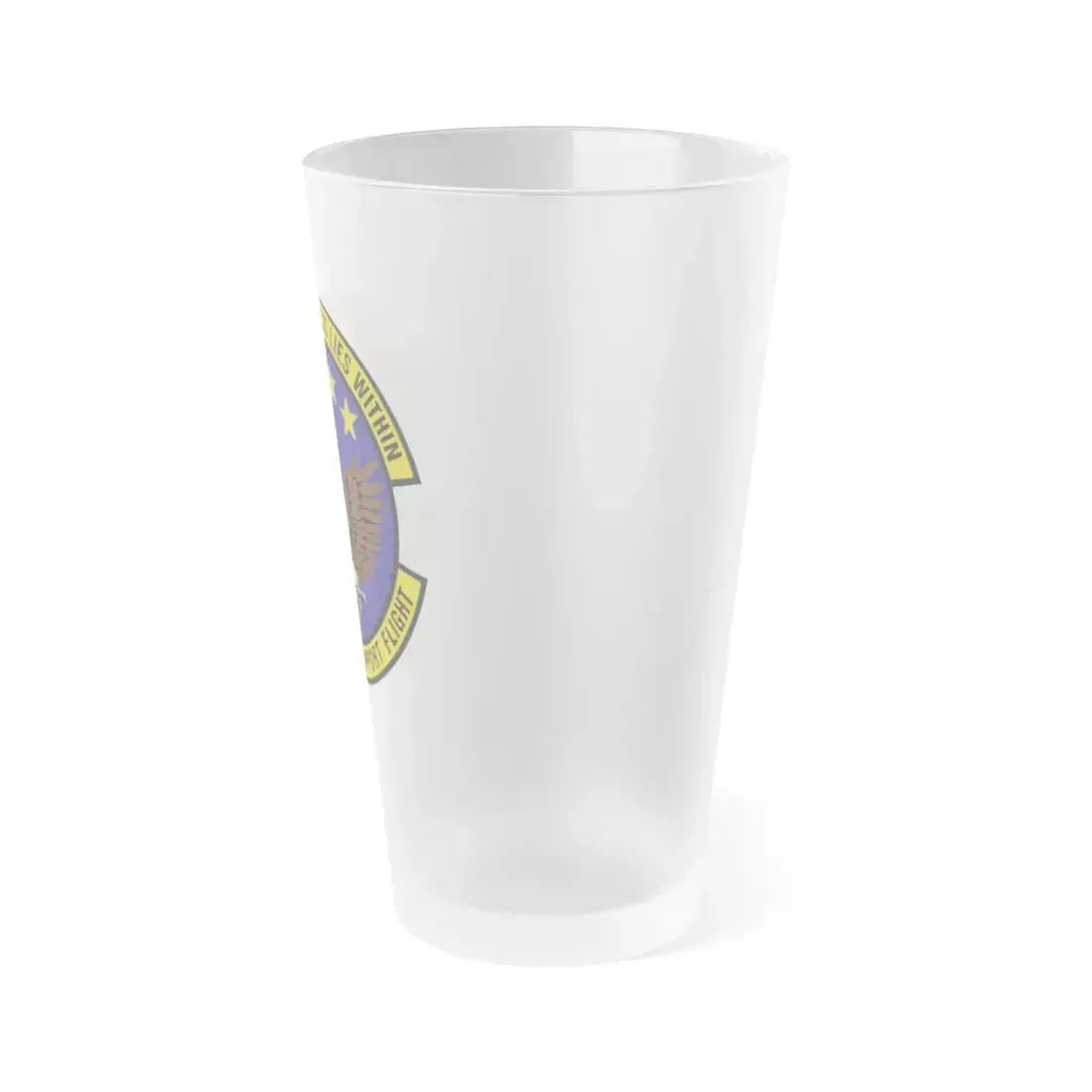 116th Mission Support Flight (U.S. Air Force) Frosted Pint Glass 16oz - Go Mug Yourself