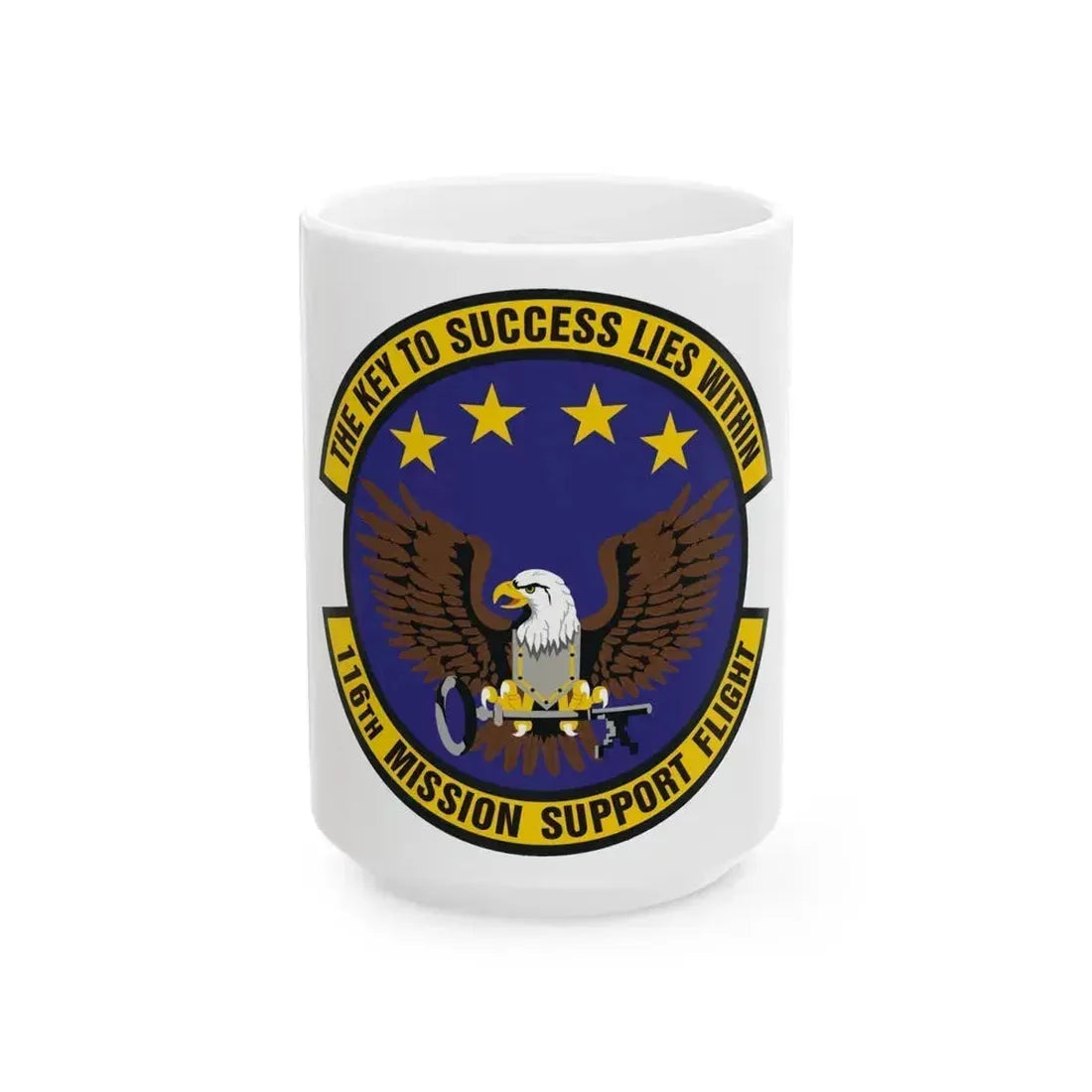 116th Mission Support Flight (U.S. Air Force) White Coffee Mug 15oz - Go Mug Yourself