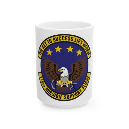 116th Mission Support Flight (U.S. Air Force) White Coffee Mug 15oz - Go Mug Yourself