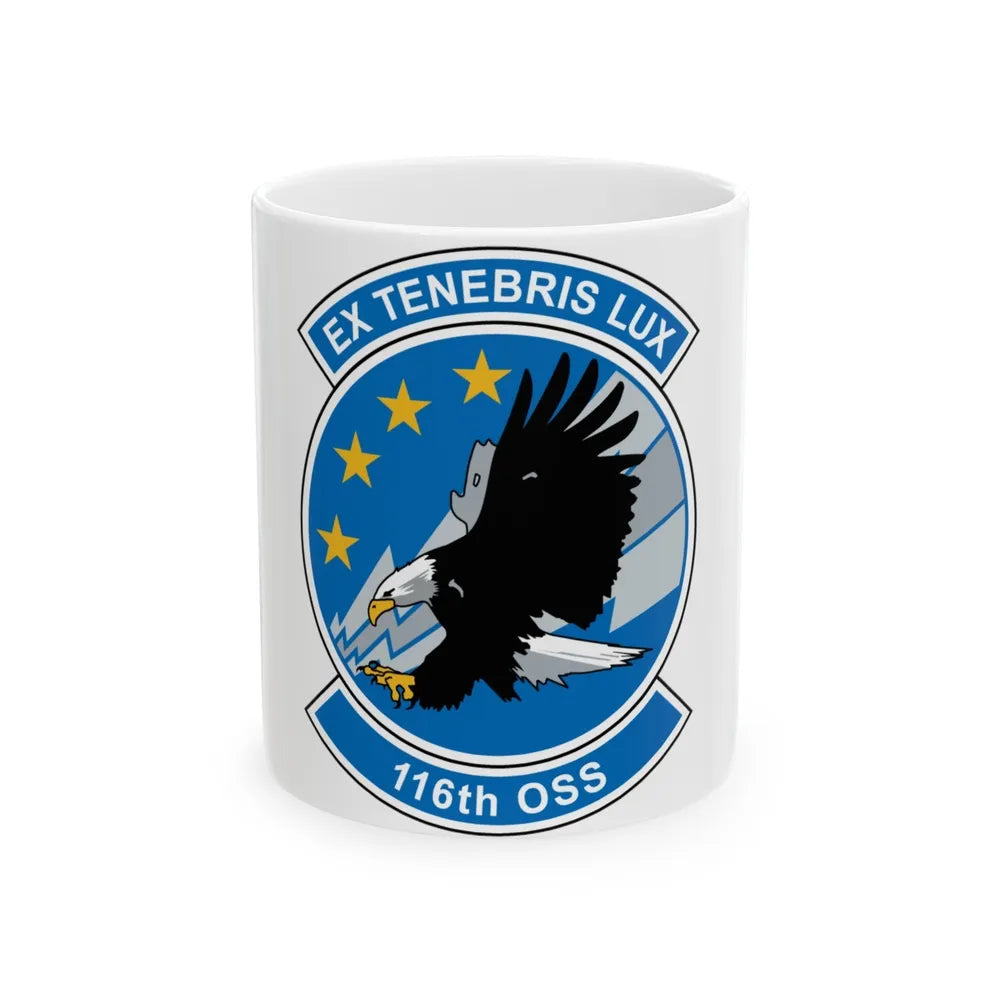 116th OSS (U.S. Air Force) White Coffee Mug-11oz-Go Mug Yourself