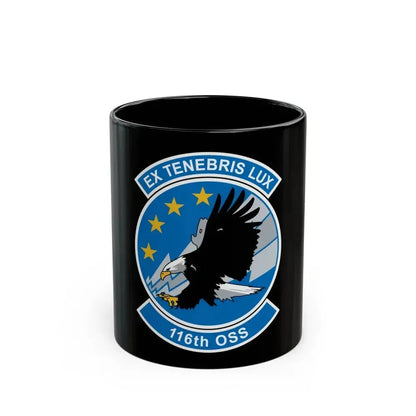 116th OSS (U.S. Air Force) Black Coffee Mug 11oz - Go Mug Yourself
