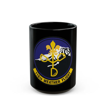 116th Weather Flight (U.S. Air Force) Black Coffee Mug-15oz-Go Mug Yourself