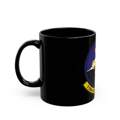 116th Weather Flight (U.S. Air Force) Black Coffee Mug-Go Mug Yourself