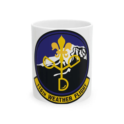 116th Weather Flight (U.S. Air Force) White Coffee Mug-11oz-Go Mug Yourself