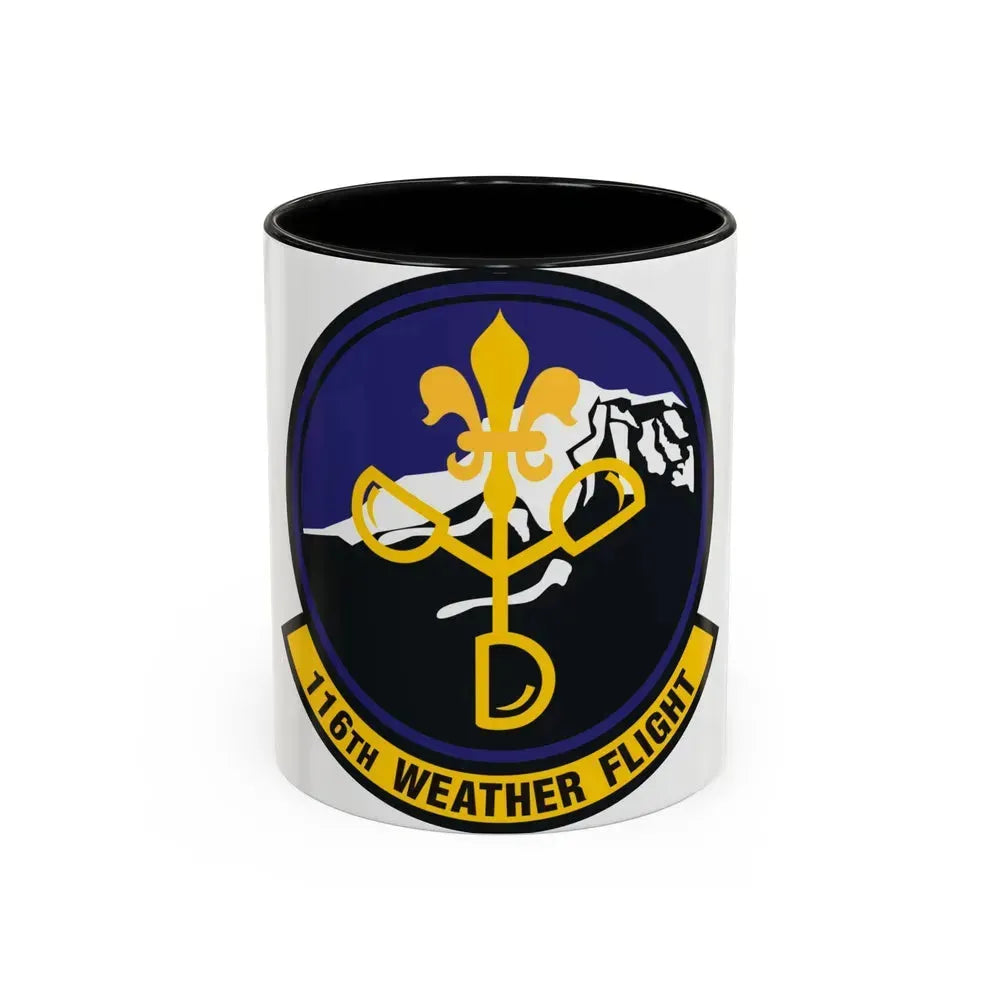 116th Weather Flight (U.S. Air Force) Accent Coffee Mug 11oz Black - Go Mug Yourself
