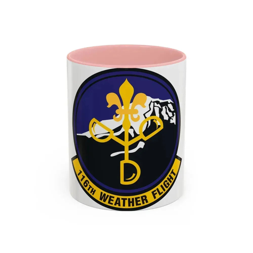 116th Weather Flight (U.S. Air Force) Accent Coffee Mug 11oz Pink - Go Mug Yourself