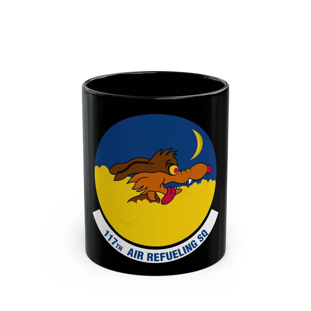 117 Air Refueling Squadron (U.S. Air Force) Black Coffee Mug-11oz-Go Mug Yourself