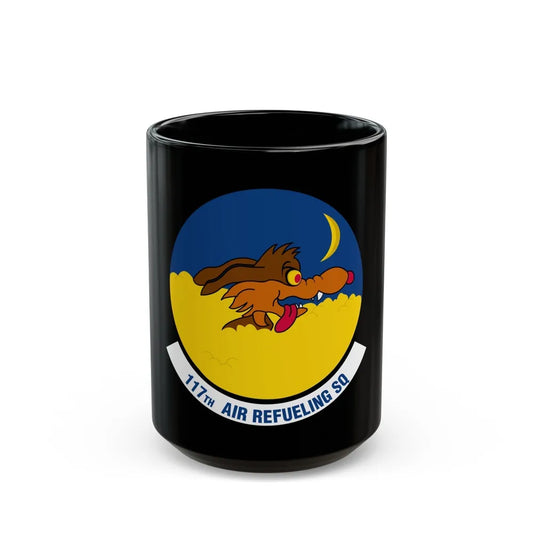 117 Air Refueling Squadron (U.S. Air Force) Black Coffee Mug-15oz-Go Mug Yourself