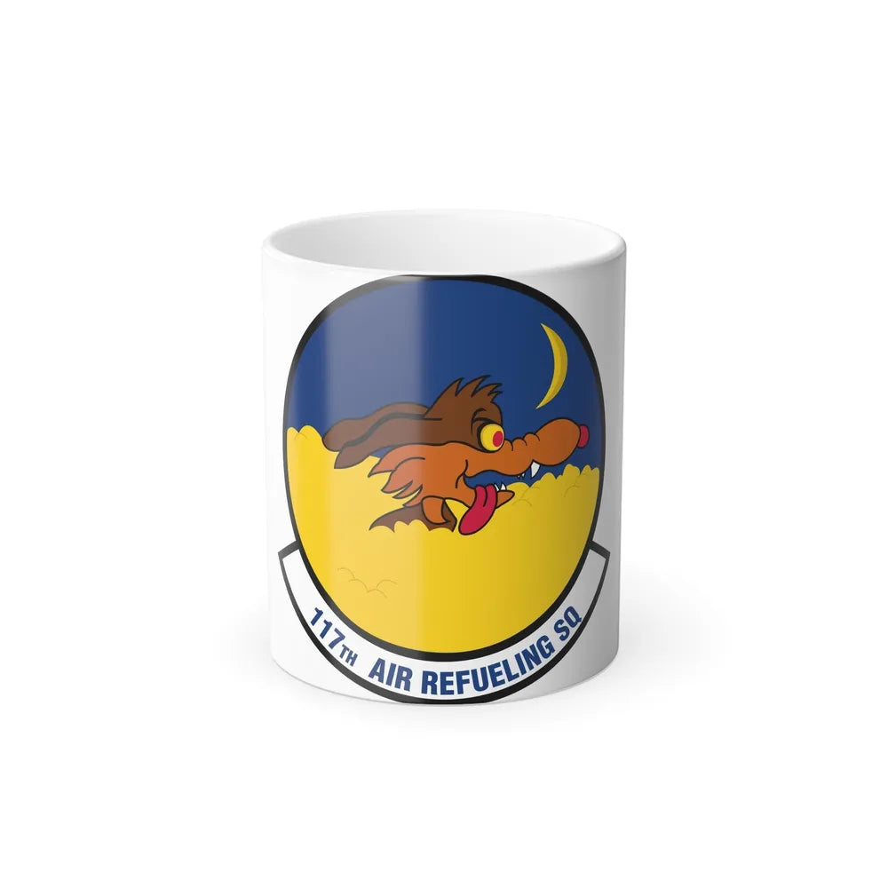 117 Air Refueling Squadron (U.S. Air Force) Color Changing Coffee Mug-11oz-Go Mug Yourself