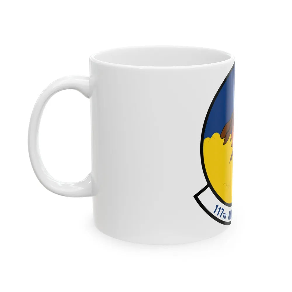 117 Air Refueling Squadron (U.S. Air Force) White Coffee Mug-Go Mug Yourself