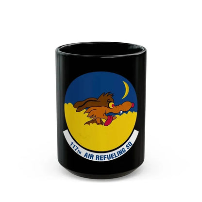 117 Air Refueling Squadron (U.S. Air Force) Black Coffee Mug 15oz - Go Mug Yourself