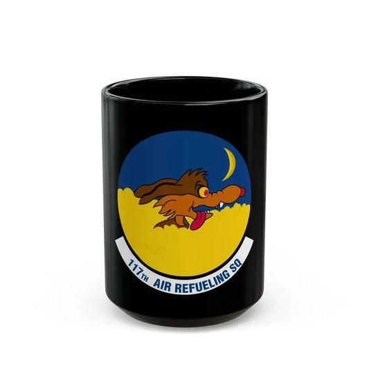117 Air Refueling Squadron (U.S. Air Force) Black Coffee Mug 15oz - Go Mug Yourself