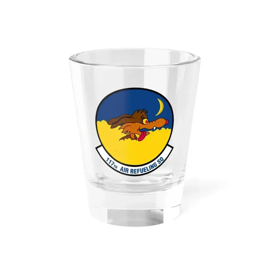 117 Air Refueling Squadron (U.S. Air Force) Shot Glass 1.5oz 1.5oz - Go Mug Yourself