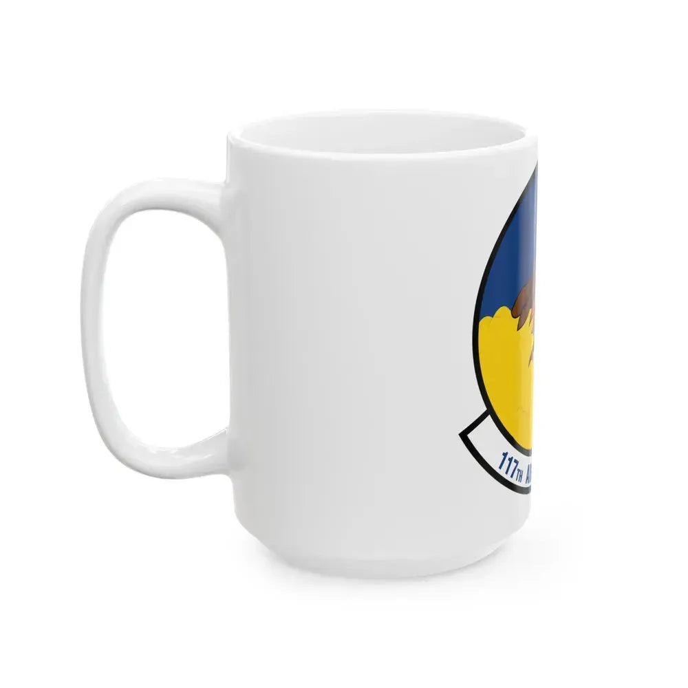 117 Air Refueling Squadron (U.S. Air Force) White Coffee Mug - Go Mug Yourself