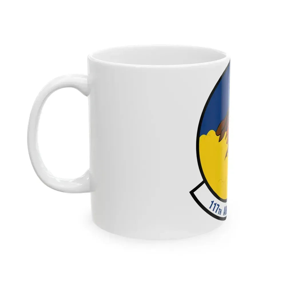 117 Air Refueling Squadron (U.S. Air Force) White Coffee Mug - Go Mug Yourself