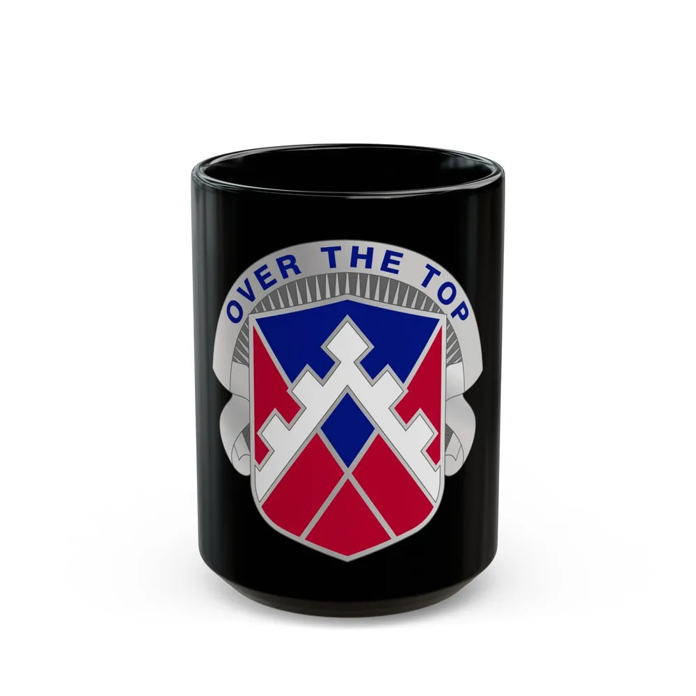 117 Engineer Brigade 2 (U.S. Army) Black Coffee Mug-15oz-Go Mug Yourself