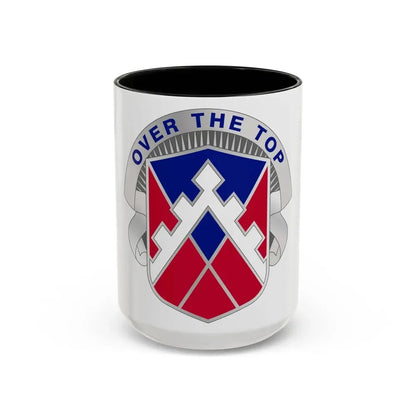 117 Engineer Brigade 2 (U.S. Army) Accent Coffee Mug 15oz Black - Go Mug Yourself