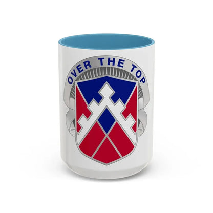 117 Engineer Brigade 2 (U.S. Army) Accent Coffee Mug 15oz Light Blue - Go Mug Yourself