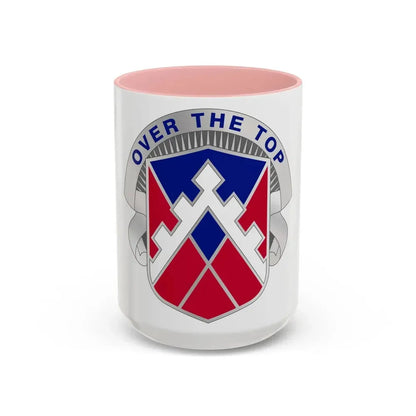 117 Engineer Brigade 2 (U.S. Army) Accent Coffee Mug 15oz Pink - Go Mug Yourself