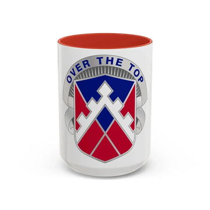 117 Engineer Brigade 2 (U.S. Army) Accent Coffee Mug 15oz Red - Go Mug Yourself