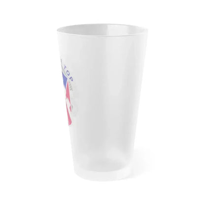 117 Engineer Brigade 2 (U.S. Army) Frosted Pint Glass 16oz - Go Mug Yourself