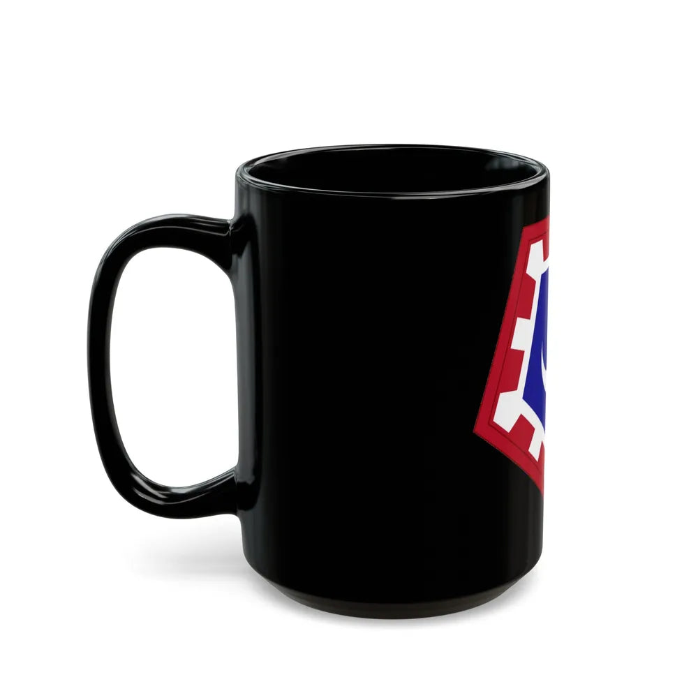 117 Engineer Brigade (U.S. Army) Black Coffee Mug-Go Mug Yourself