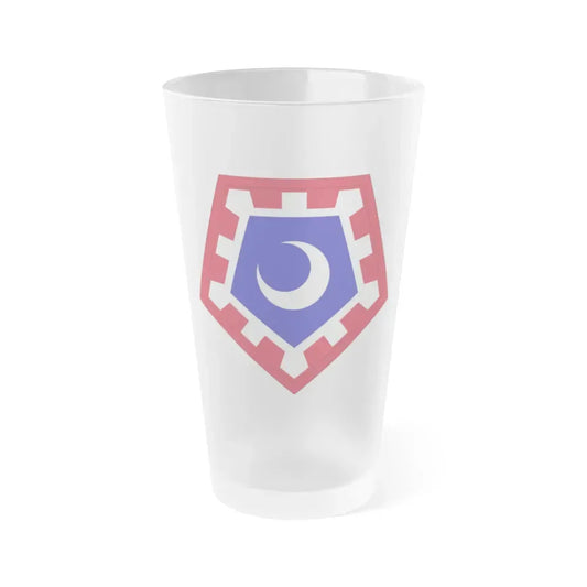 117 Engineer Brigade (U.S. Army) Frosted Pint Glass 16oz Default Title - Go Mug Yourself