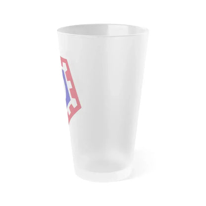 117 Engineer Brigade (U.S. Army) Frosted Pint Glass 16oz - Go Mug Yourself