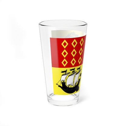 Flag of La Forest-Landerneau (France) Pint Glass 16oz