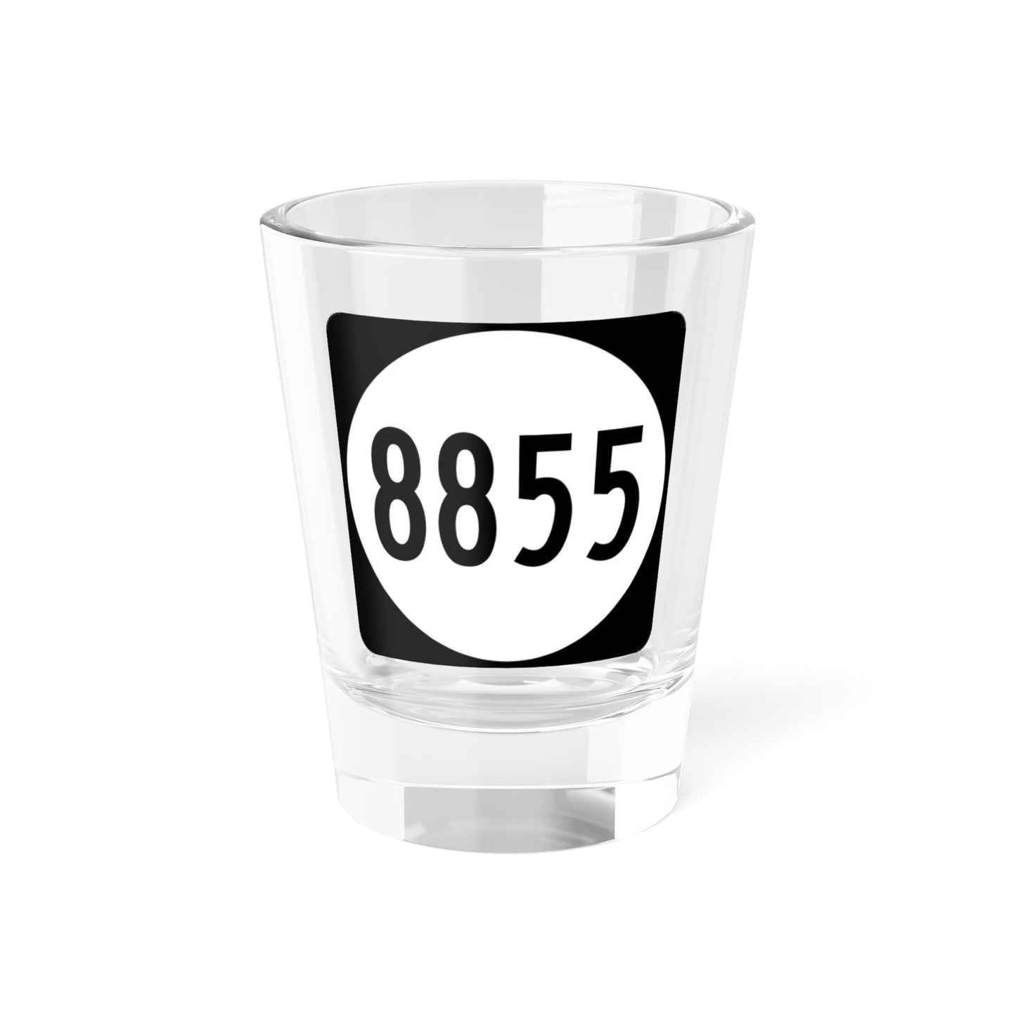 PR tertiary 8855 (Puerto Rico) (Road Sign) Shot Glass 1.5oz