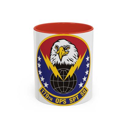 170th Operations Support Squadron (U.S. Air Force) Accent Coffee Mug