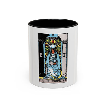 The High Priestess (Tarot Card) Accent Coffee Mug